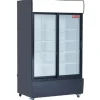 Discount Réfrigérateur de 48" à 2 portes vitrées coulissantes Réfrigérateurs De Marchandise