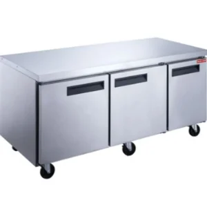 Discount Réfrigérateur sous-comptoir de 72" à 3 portes pleine Support D'équipement Et Tables Réfrigérées