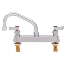 Fashion Robinet de comptoir de 8" avec bec pivotant de 8" Robinetterie Commerciale