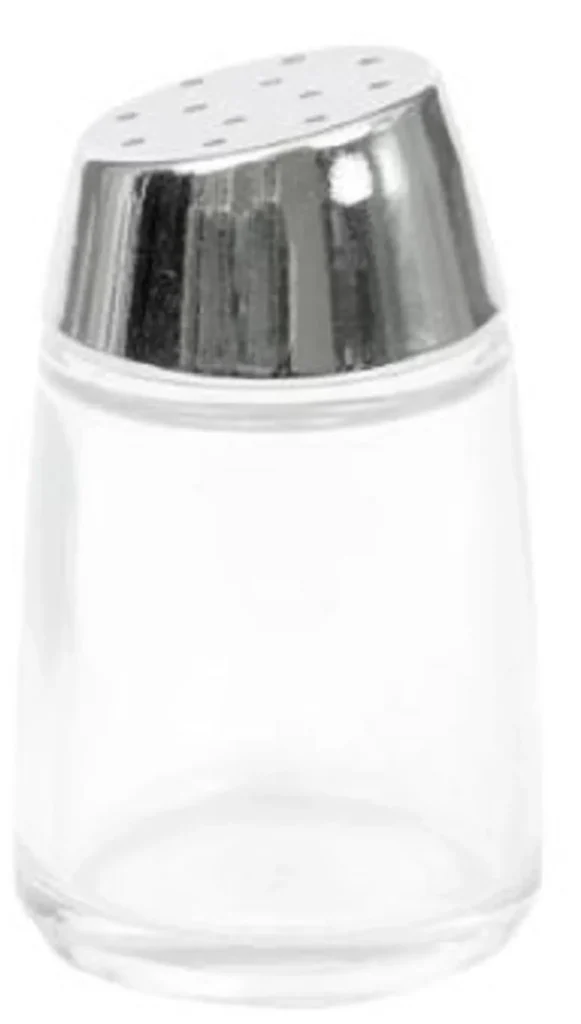 New Salière & poivrière de 2 oz en plastique chrome - 12 par boite Accessoires Et Distributeurs Pour Condiments