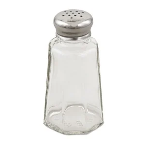 Fashion Salière/poivrière à panneaux de 2 oz en verre Accessoires Et Distributeurs Pour Condiments