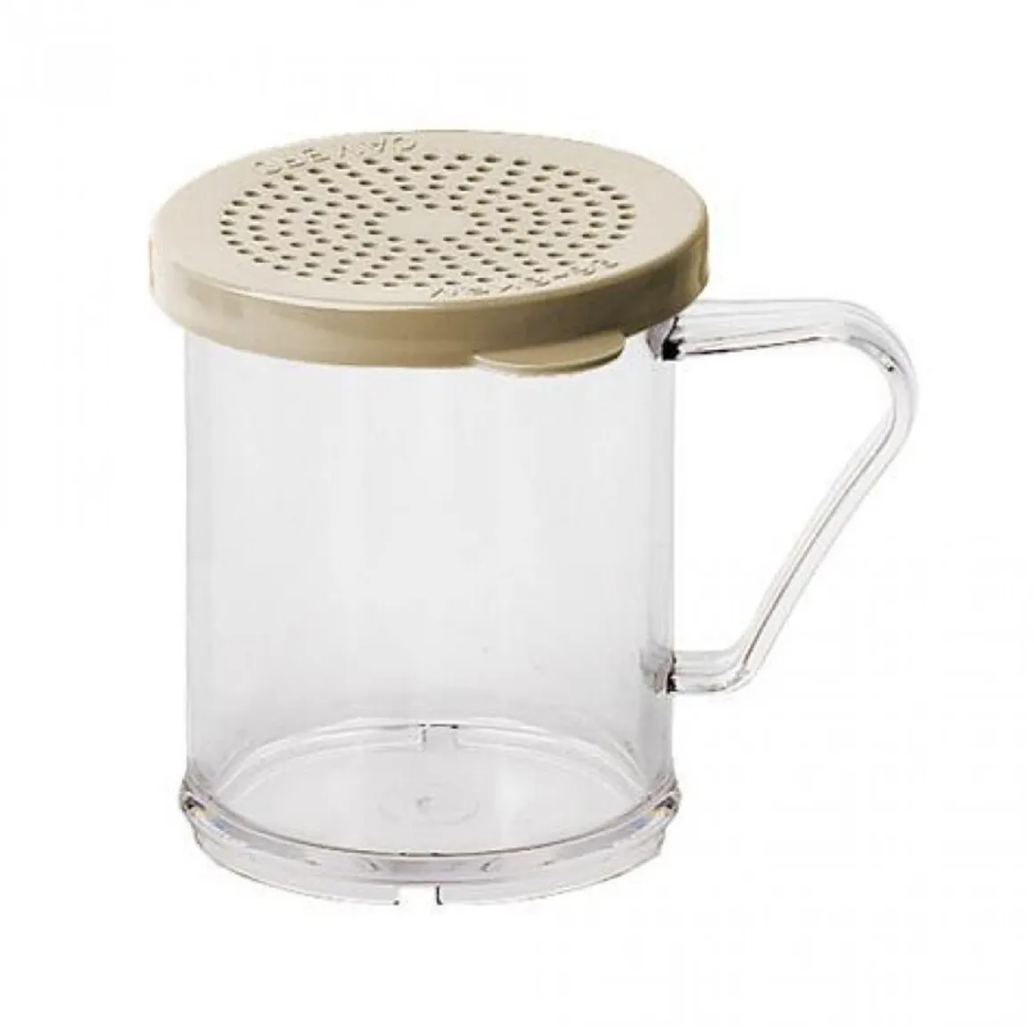 saupoudreuse_de__oz_pour__0-1.webp Best Saupoudreuse de 10 oz pour sel ou poivre avec couvercle beige Camwear Accessoires Et Distributeurs Pour Condiments