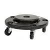 Best Socle à roulettes pour poubelle de 20,32,44,55 gallons - Noir - 2 par boite Diables Et Chariots Spécialisés