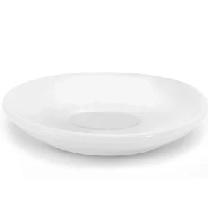 Clearance Soucoupe pour espresso en porcelaine - Blanche Vaisselle