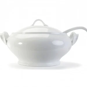 Fashion Soupière de 135 oz (4 L) Lyon blanche Vaisselle De Service