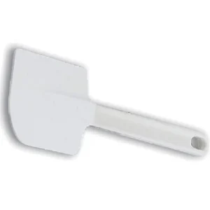 New Spatule droite de 9.5" en plastique - Blanche Ustensiles Et Outils De Cuisine