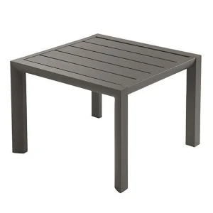 Sale Table basse carrée de 20" Sunset - Volcanic Black (Noire) Ameublement Commercial Pour Terrasses