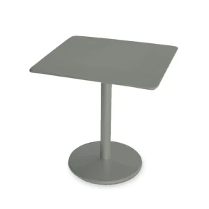Best Table carrée de 30" Bistro Square 30 - Antique Cement (grise) Ameublement Commercial Pour Terrasses