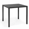Fashion Table carrée de 32" Cube 80 - Noire Ameublement Commercial Pour Terrasses