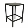 New Table carrée de 28" Cube 70 Bar - hauteur bar - Antracite (noire) Ameublement Commercial Pour Terrasses