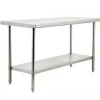 Online Table de travail de 30" x 72" en acier inoxydable #19146 Tables De Travail Commerciales