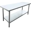 Online Table de travail de 24" x 60" en acier inoxydable #19139 Tables De Travail Commerciales