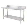 Clearance Table de travail de 24" x 48" en acier inoxydable avec dosseret de 5" Tables De Travail Commerciales