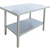 Online Table de travail de 24" x 36" en acier inoxydable #19137 Tables De Travail Commerciales