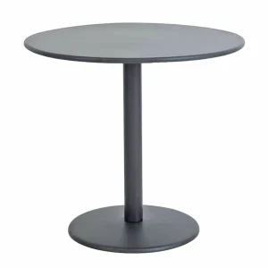 Clearance Table ronde de 24" Bistro Round 24 - Antique Cement (grise) Ameublement Commercial Pour Terrasses