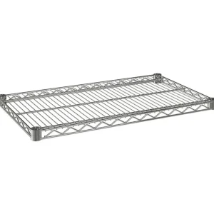 New Tablette de 14" x 72" au fini chromé pour étagère Tablettages Commerciales