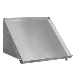 Sale Tablette inclinée de 22" x 21" avec drain à droite Tablettes Murales Et Passe-plats