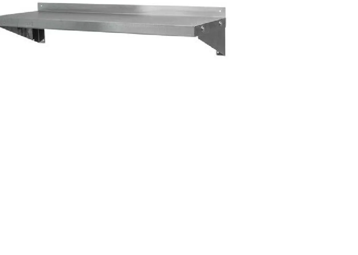 tablette_murale_de__x__en_0-23.webp Best Tablette murale de 12" x 60" en acier inoxydable Tablettes Murales Et Passe-plats