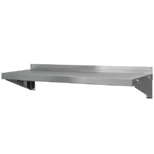 Sale Tablette murale de 12" x 96" en acier inoxydable Tablettes Murales Et Passe-plats