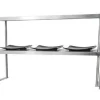 Online Tablette passe-plat double de 16" x 60" en acier inoxydable Tablettes Murales Et Passe-plats