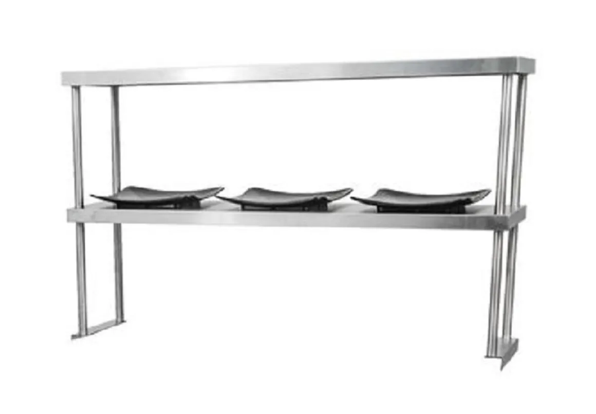 tablette_passeplat_double_0.webp Sale Tablette passe-plat double de 12" x 60" en acier inoxydable Tablettes Murales Et Passe-plats