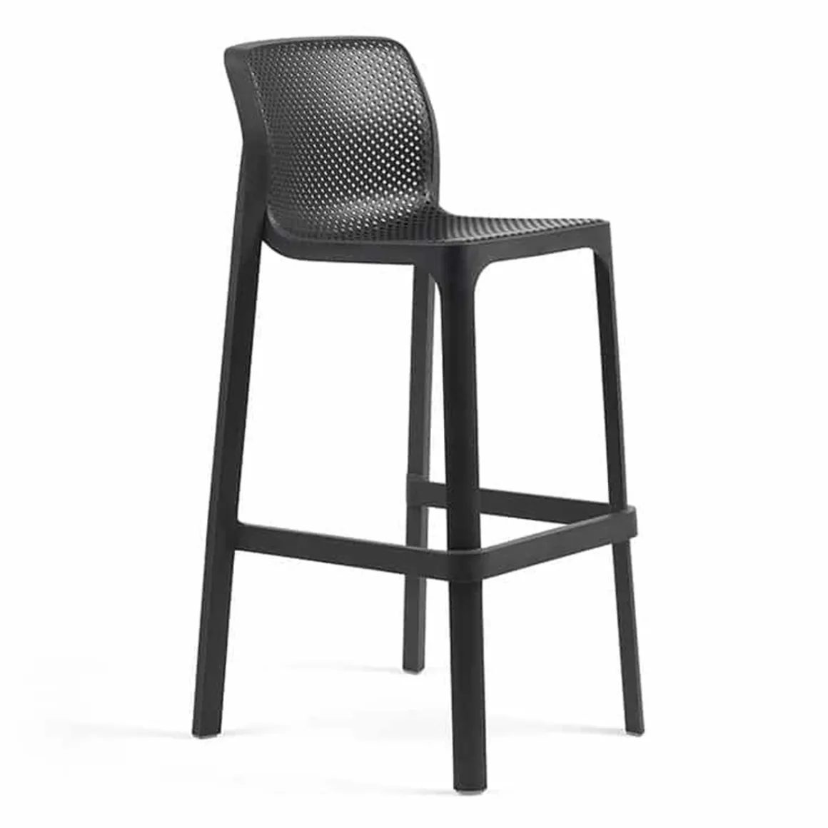 tabouret_de_bar_net_bar___0-4.webp Online Tabouret de bar Net Bar - Antracite (noire) Ameublement Commercial Pour Terrasses