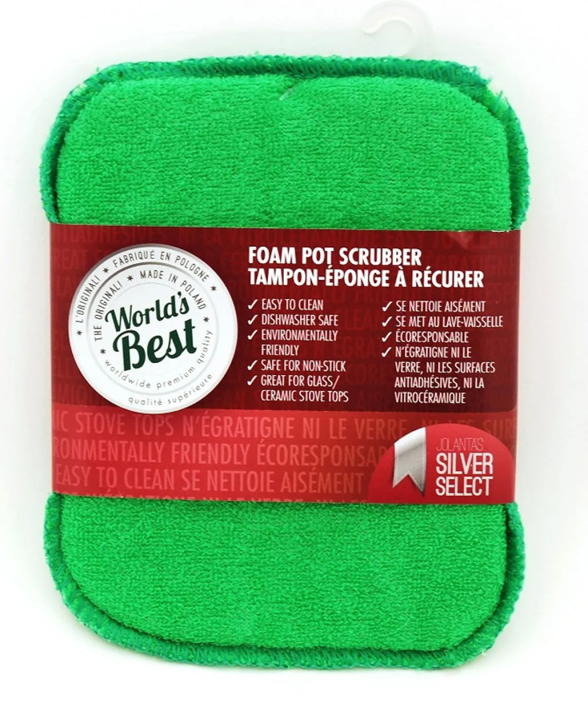 tampon__rcurer_spongieux__0.webp Sale Tampon à récurer spongieux - Couleurs assortis Équipements De Nettoyage