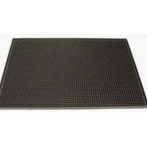 Online Tapis de comptoir de bar de 12" x 18" en caoutchouc - Noir Accessoires De Bar
