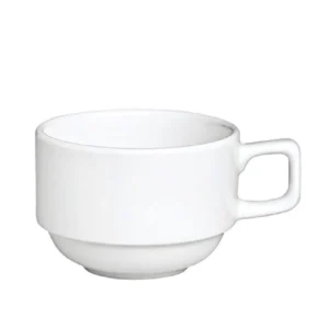 Outlet Tasse à café empilable de 8 oz Imperial White - 36 par boite Vaisselle