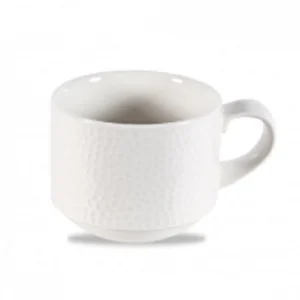Best Tasse empilable de 8 oz Isla - Blanche - 12 par boite Vaisselle