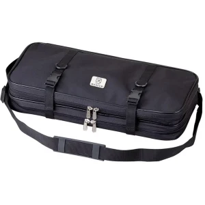 Sale Étui à couteaux en tissu à 2 sections pour 17 couteaux - Double zip Couteaux
