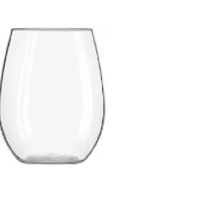 Clearance Verre à vin sans pied de 15 oz en plastique Infinium - 12 par boite Verrerie