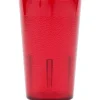 Outlet Verre de 5 oz en plastique - Rouge Rubis - 72 par boîte Verrerie