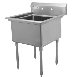 Clearance Évier 1 bassin de 30" x 24" x 14" Éviers Commerciaux